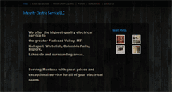 Desktop Screenshot of integrityelectricservice.com